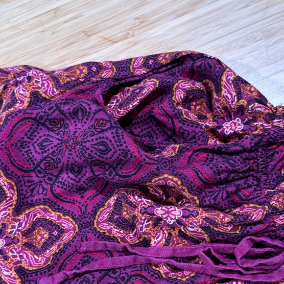 Floral Patterned Jumpsuit in Purple and Pink - Picture 3 of 7